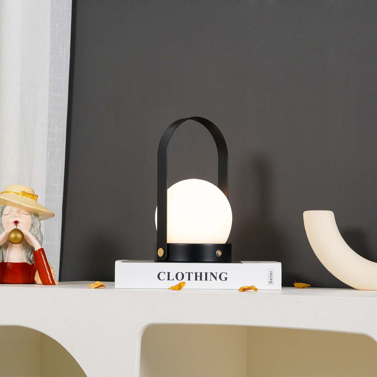 Minimalist Spherical – Cordless LED Table Lamp