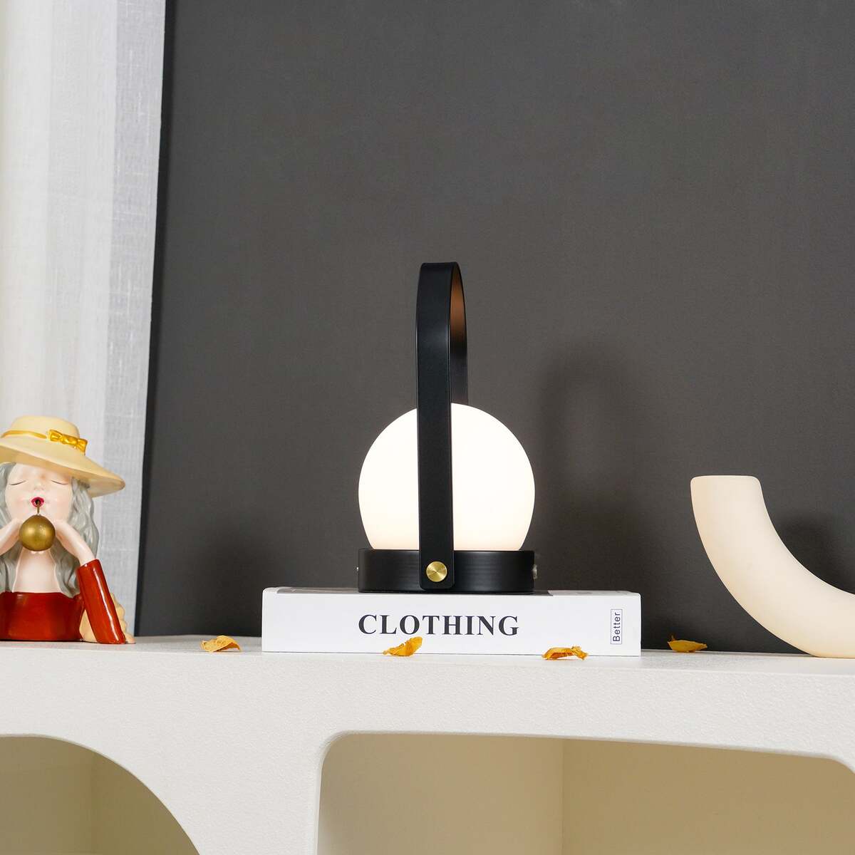 Minimalist Spherical – Cordless LED Table Lamp