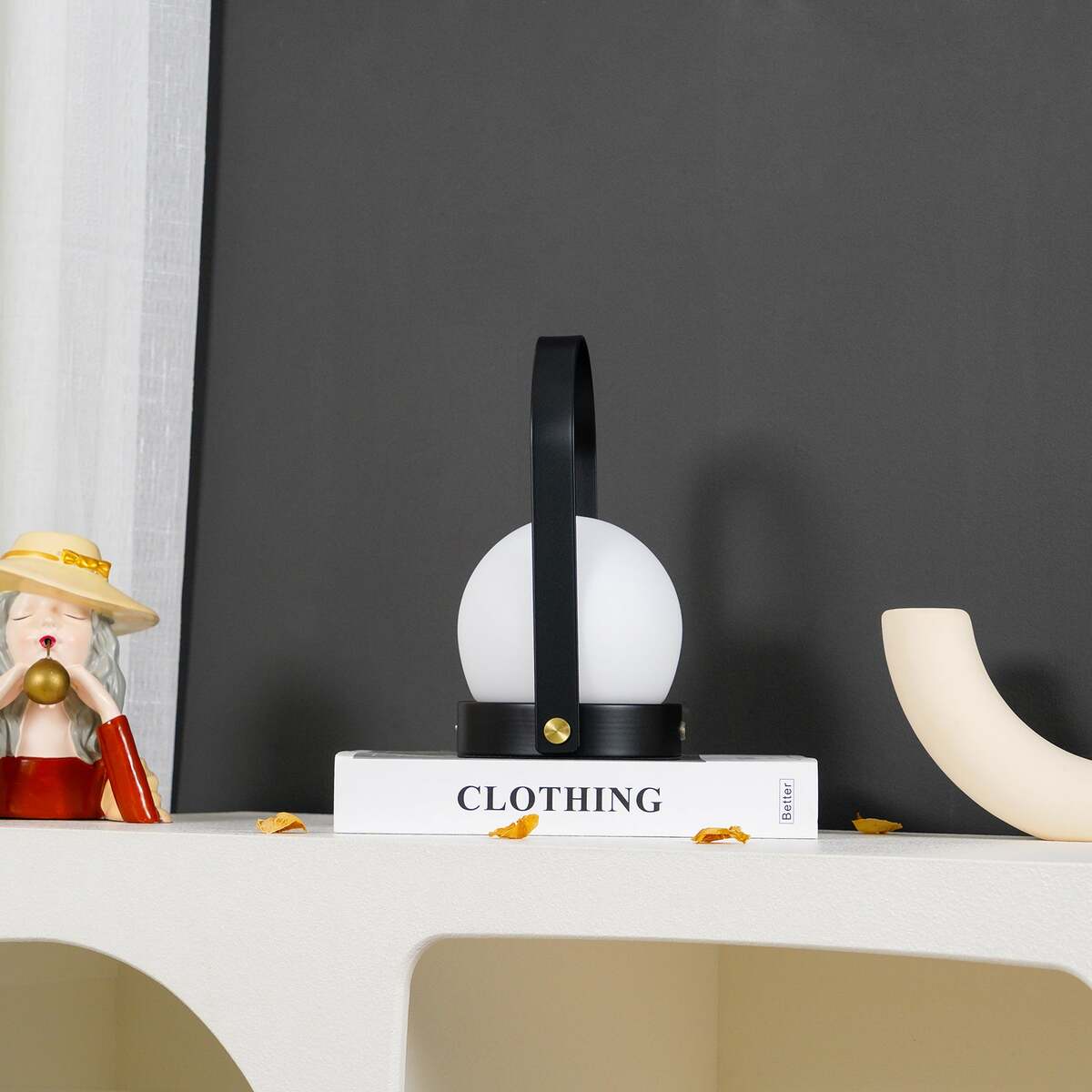 Minimalist Spherical – Cordless LED Table Lamp