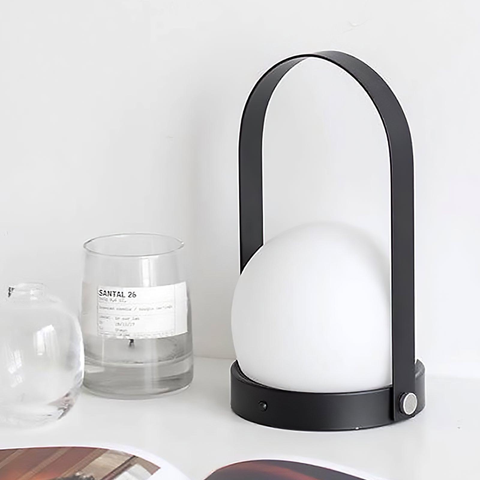 Minimalist Spherical – Cordless LED Table Lamp