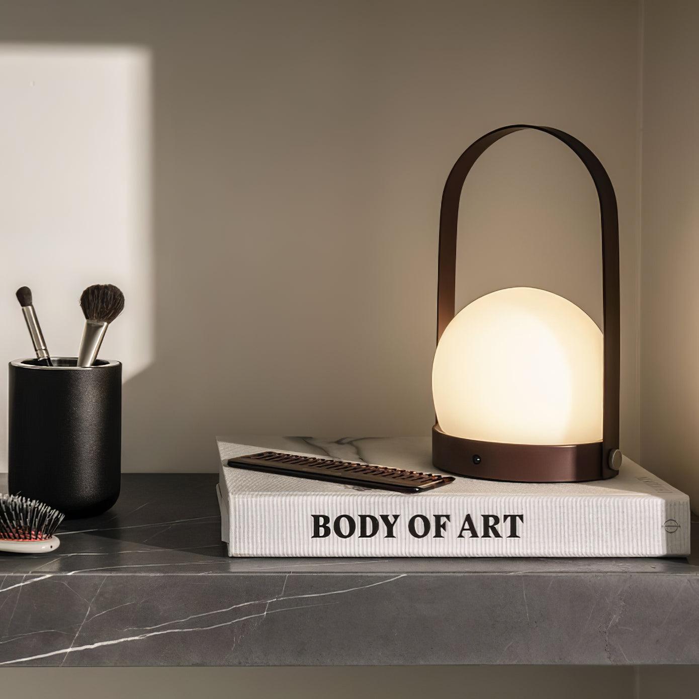 Minimalist Spherical – Cordless LED Table Lamp