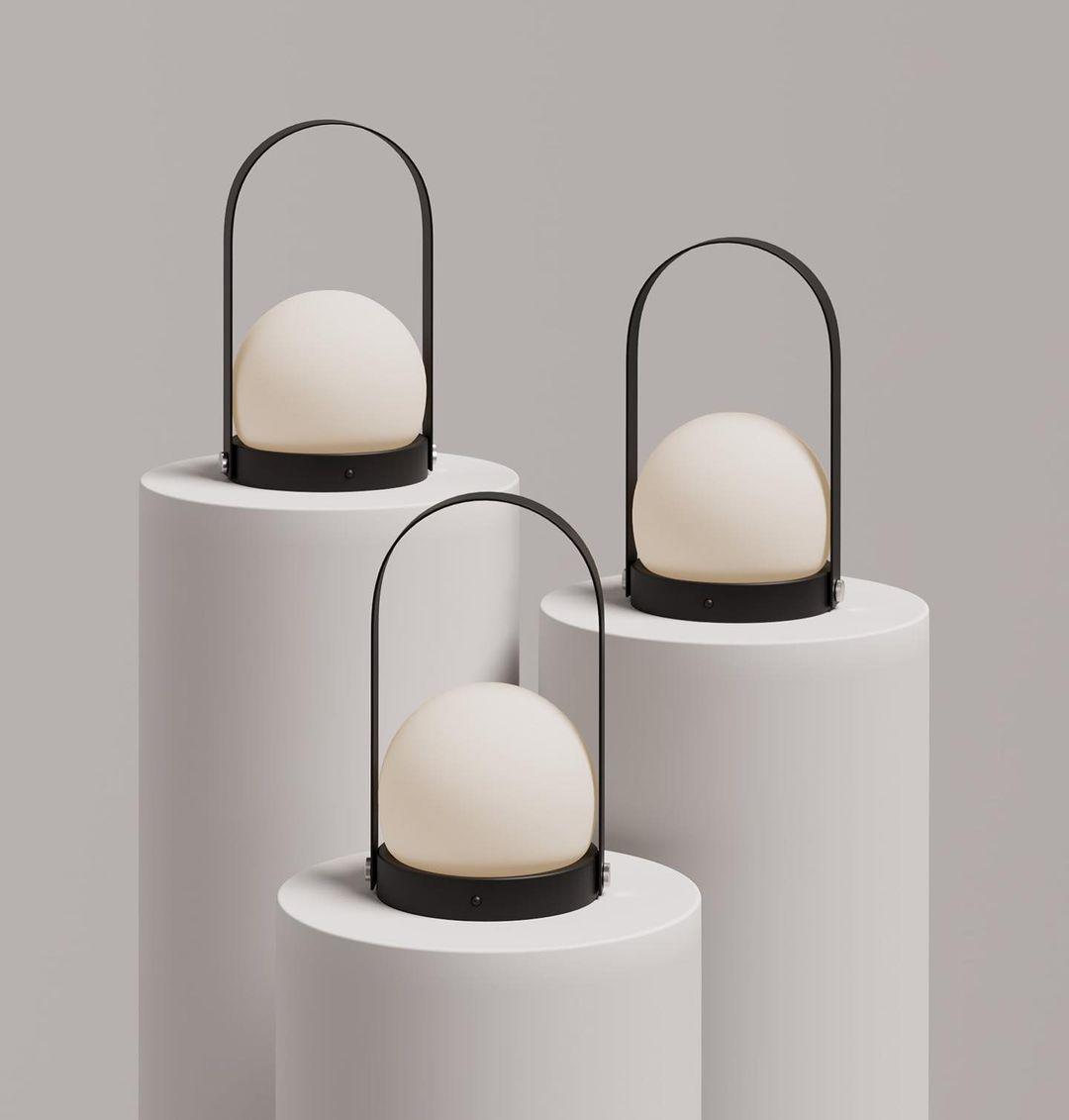 Minimalist Spherical – Cordless LED Table Lamp