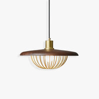 Industrial LED Pendant Light – Open Cage Design