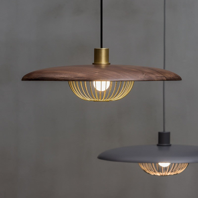 Industrial LED Pendant Light – Open Cage Design