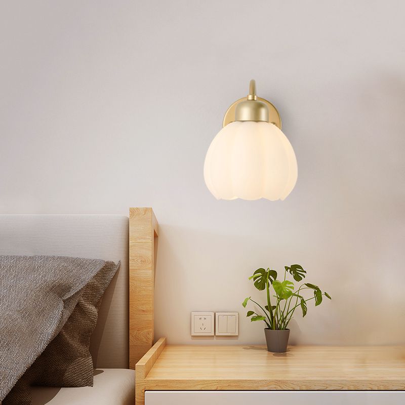 Traditional Arched Hemispherical Wall Sconce