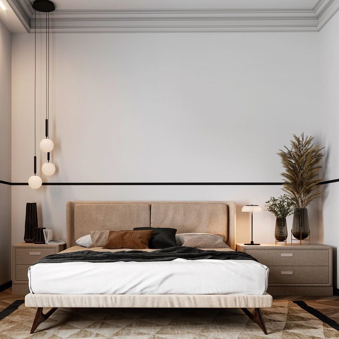 Scandinavian Pendant Lamp – Mouth-Blown Glass Spheres & Metal