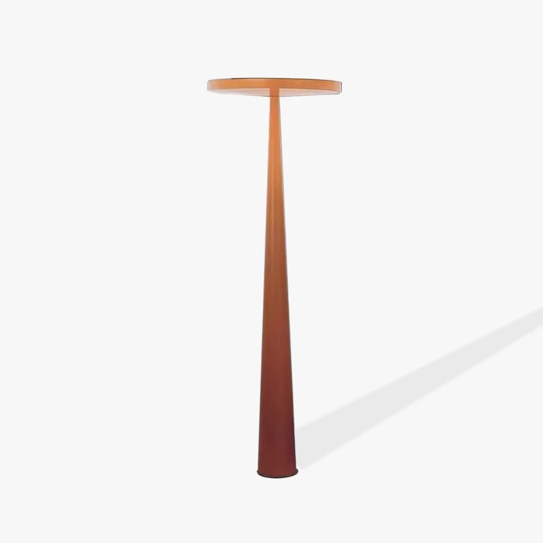 Minimalist LED Floor Lamp – Disc Top, Conical