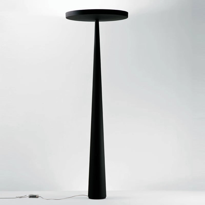 Minimalist LED Floor Lamp – Disc Top, Conical