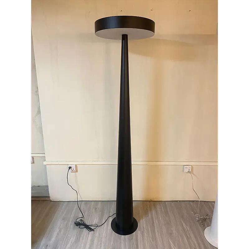 Minimalist LED Floor Lamp – Disc Top, Conical