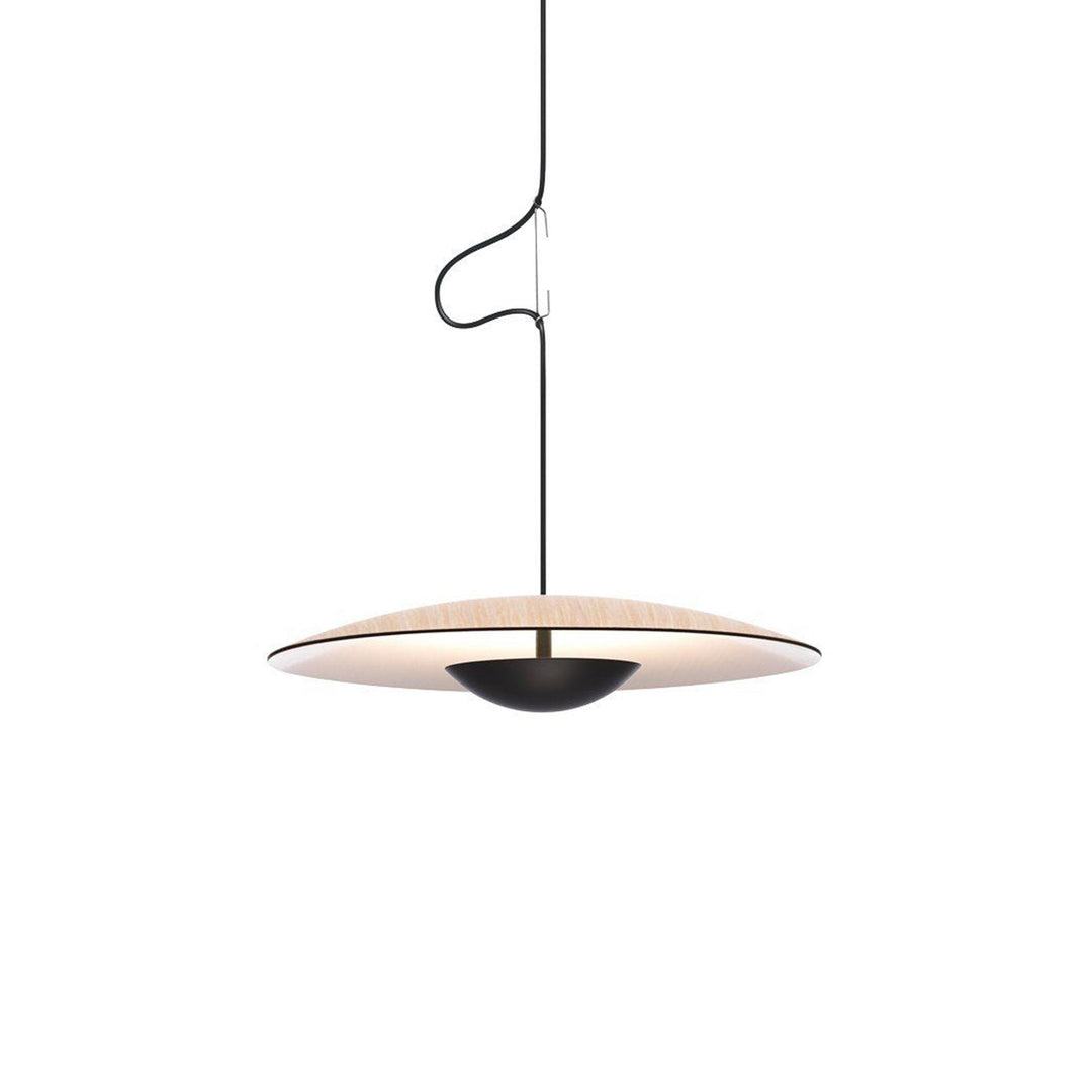 Minimalist Disc with Hemisphere LED Pendant Light