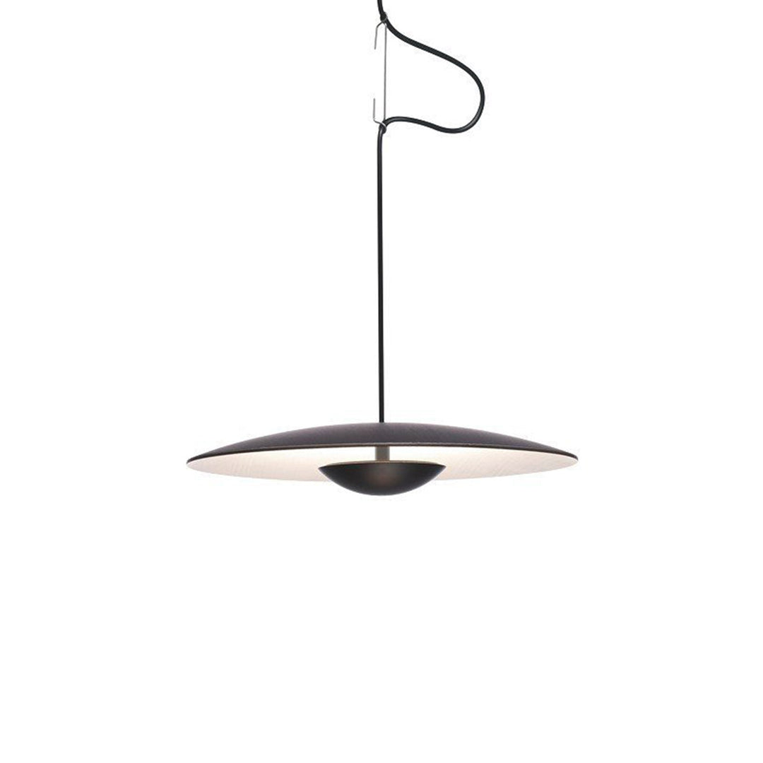 Minimalist Disc with Hemisphere LED Pendant Light