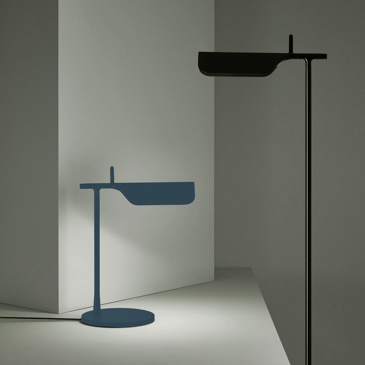 Minimalist LED Table Lamp with Rectangular Shade