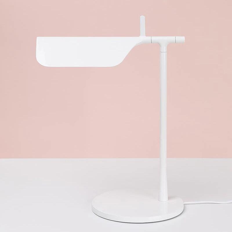 Minimalist LED Table Lamp with Rectangular Shade