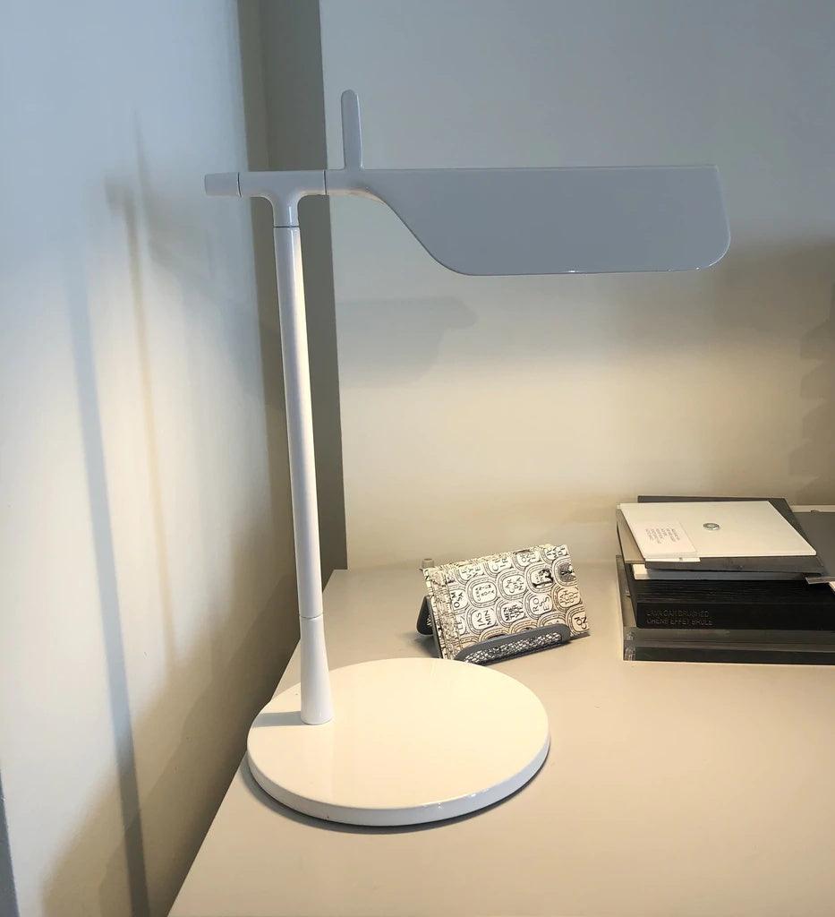 Minimalist LED Table Lamp with Rectangular Shade