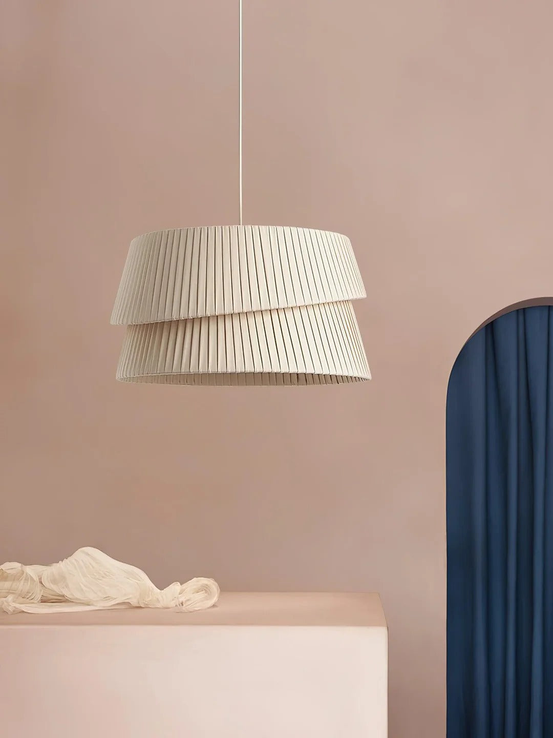 Minimalist Overlapping Cylinders Pendant Light