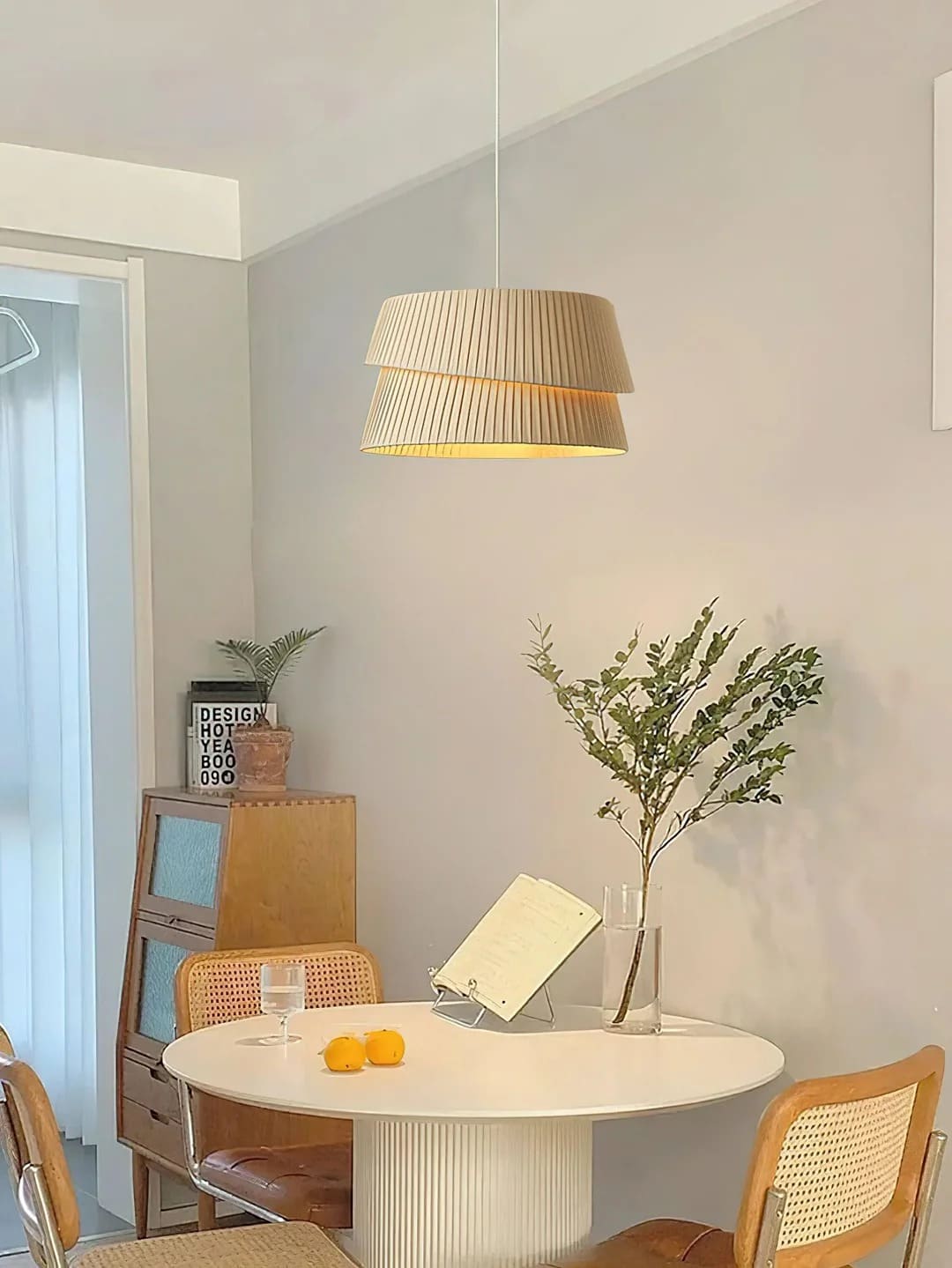 Minimalist Overlapping Cylinders Pendant Light