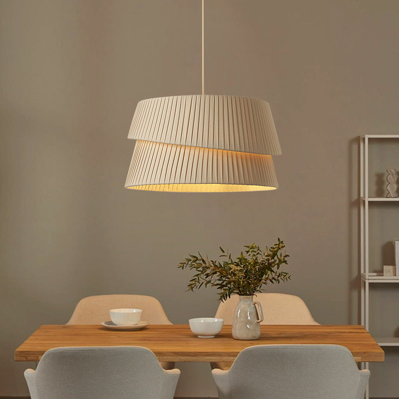 Minimalist Overlapping Cylinders Pendant Light