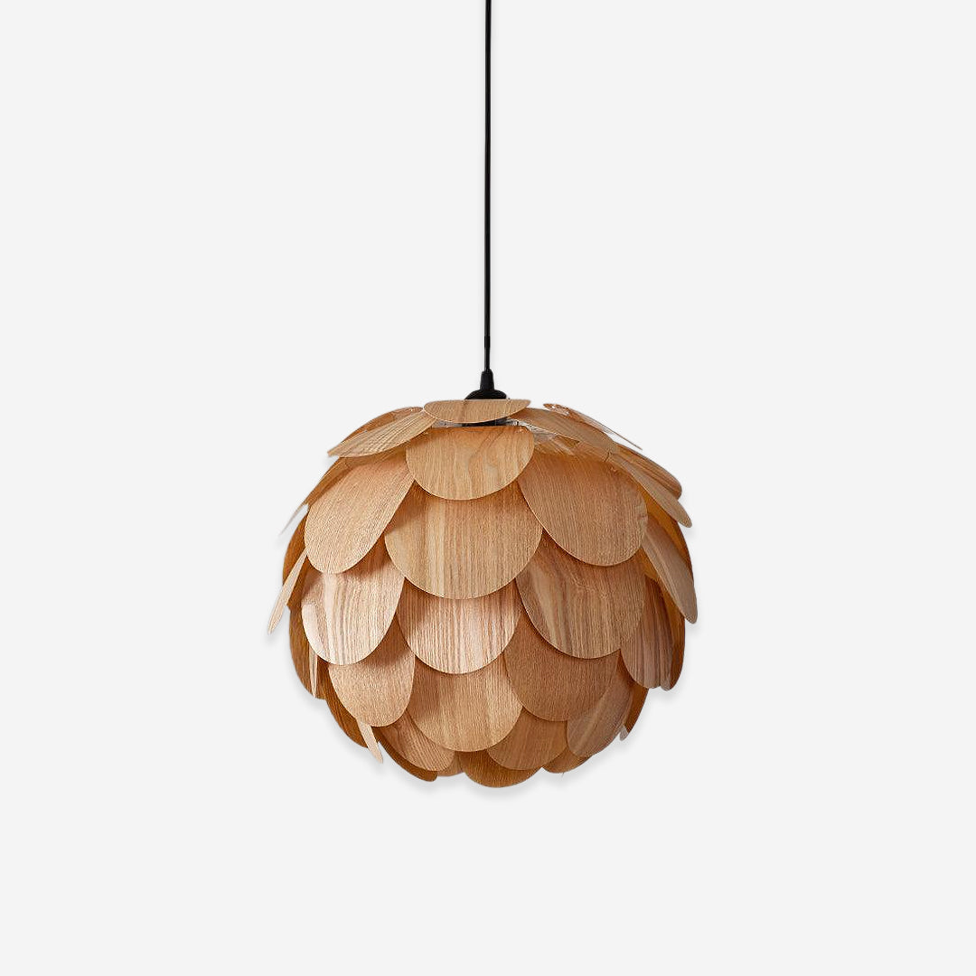 Scandinavian Pendant Lamp with Overlapping Panels