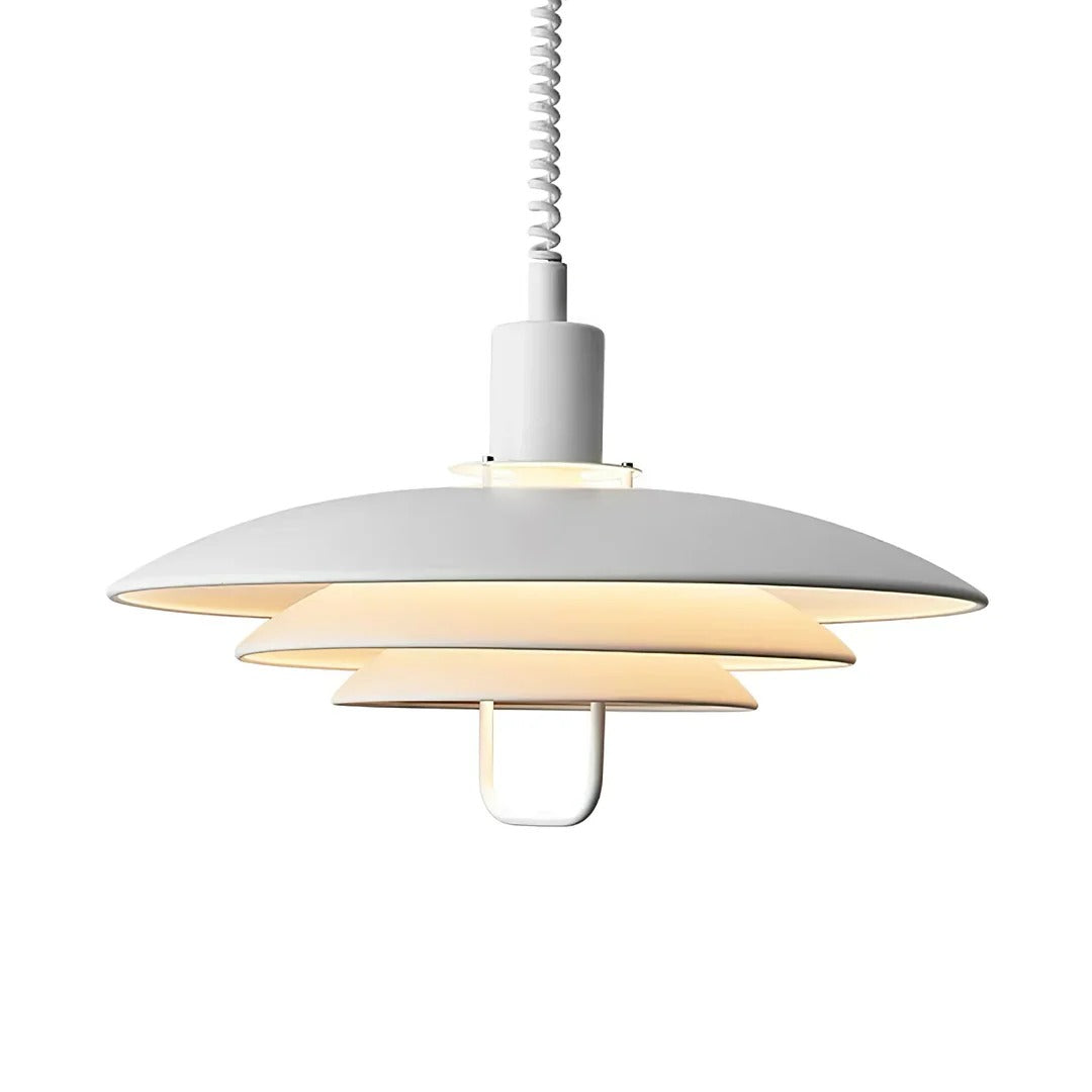Scandinavian Dual-Disc Layered Pendant Light