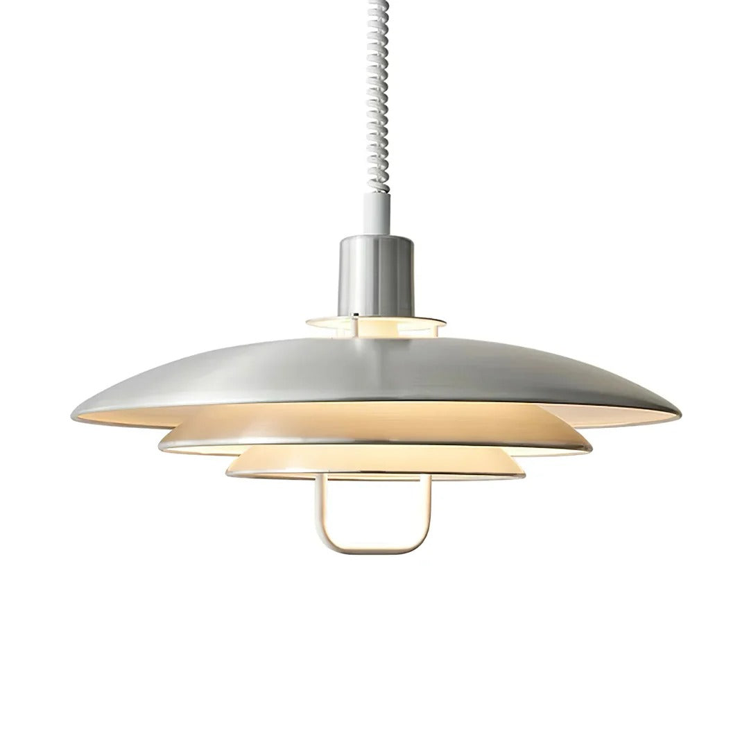 Scandinavian Dual-Disc Layered Pendant Light