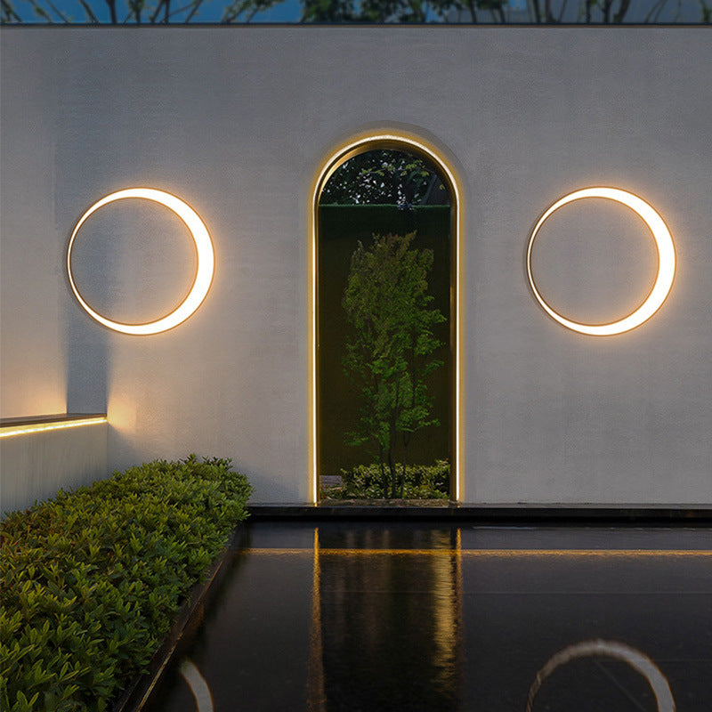 Minimalist Crescent Wall Sconce with Integrated LED