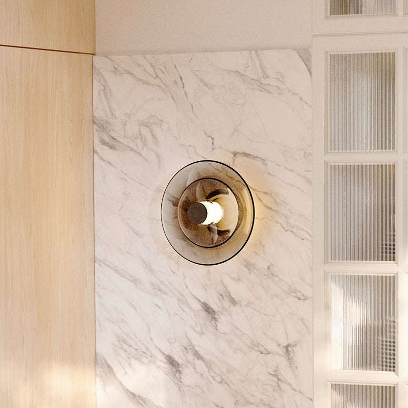 Stylish Disc Wall Sconce Design