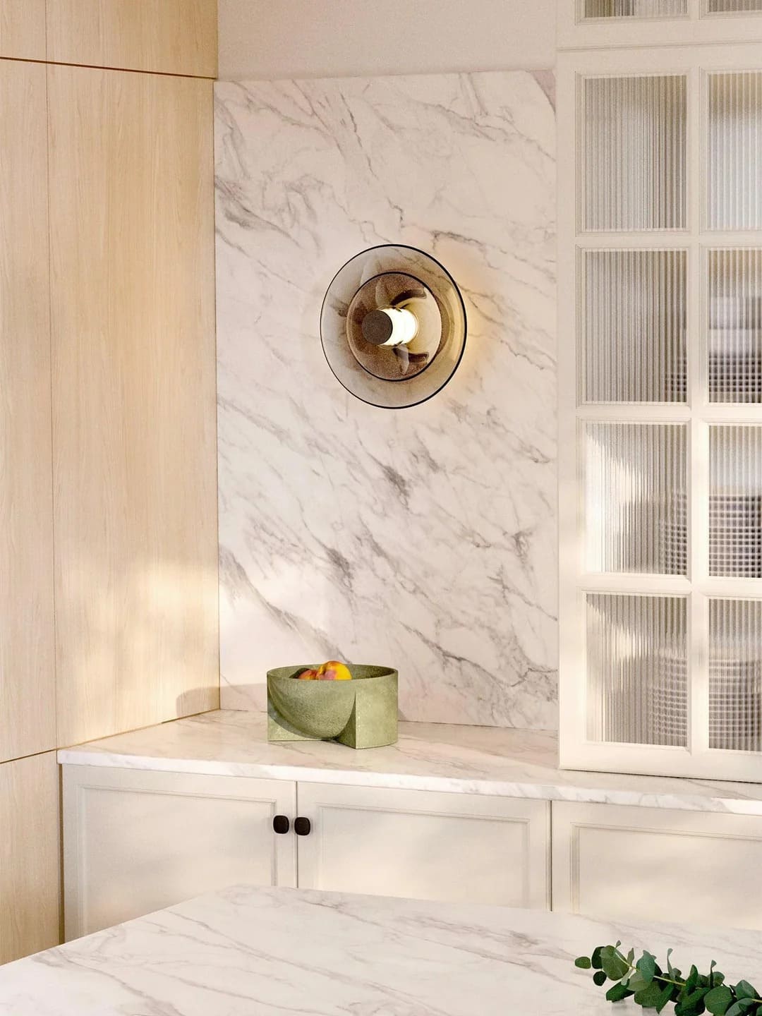 Stylish Disc Wall Sconce Design