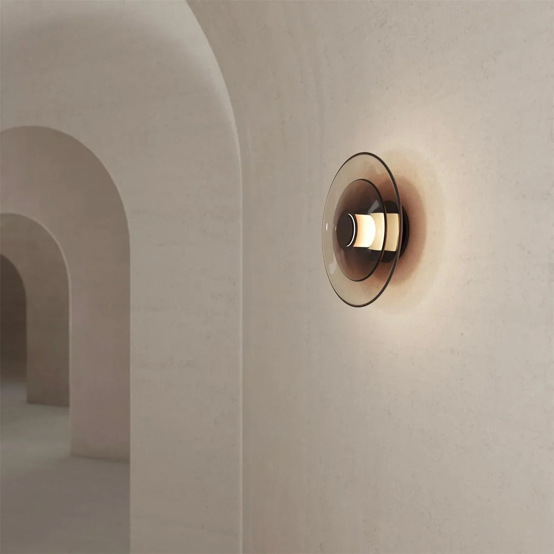 Stylish Disc Wall Sconce Design