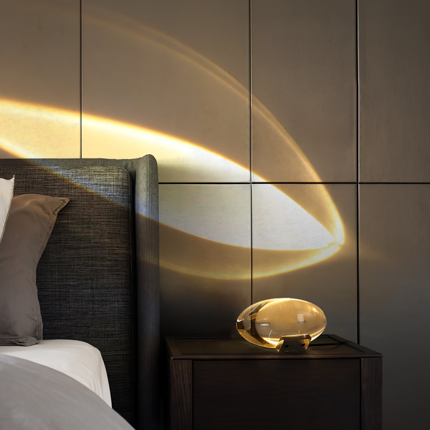Table Lamp – Minimalist Oval & Rectangular LED