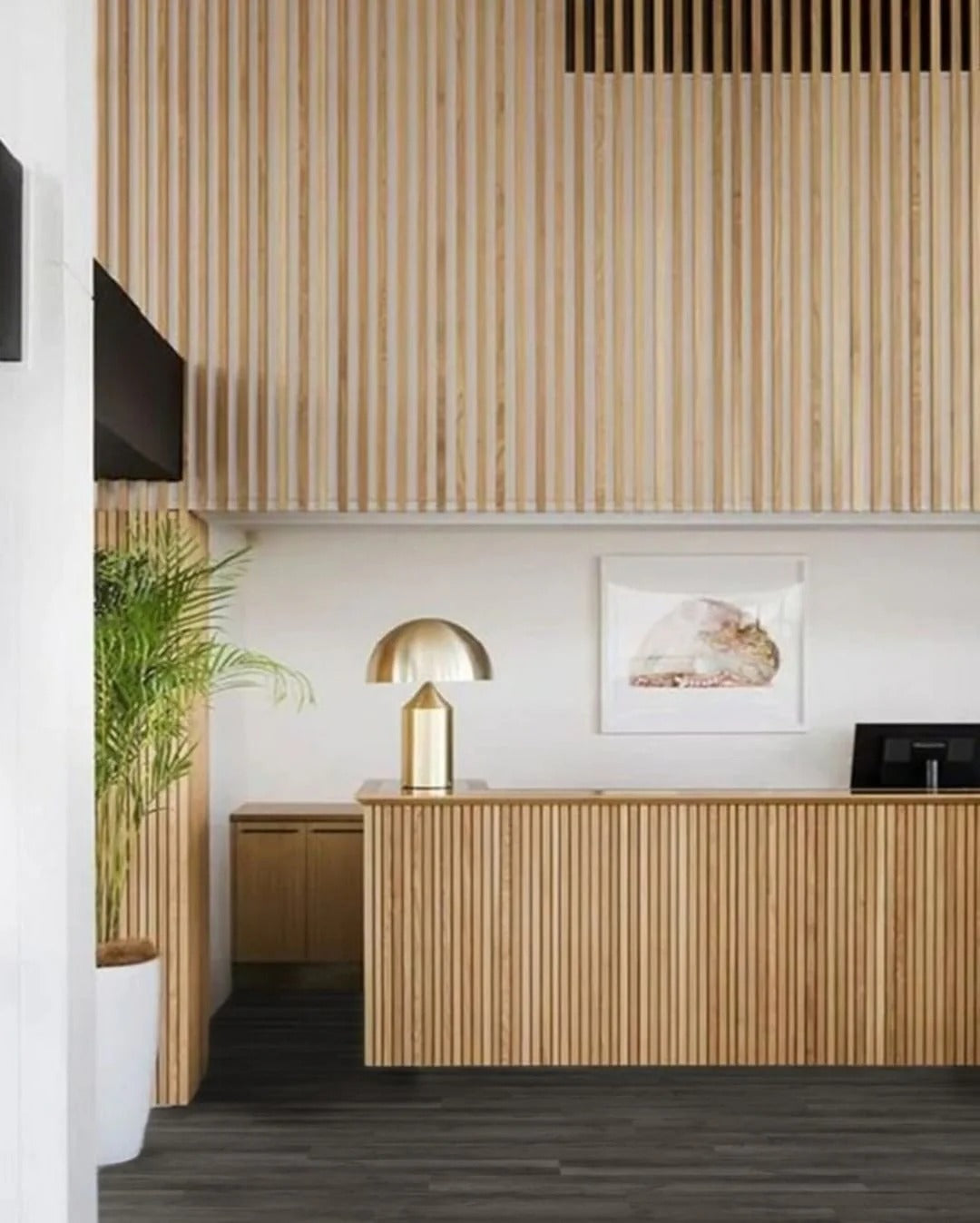 Table Lamp with Minimalist Hemispherical Shade