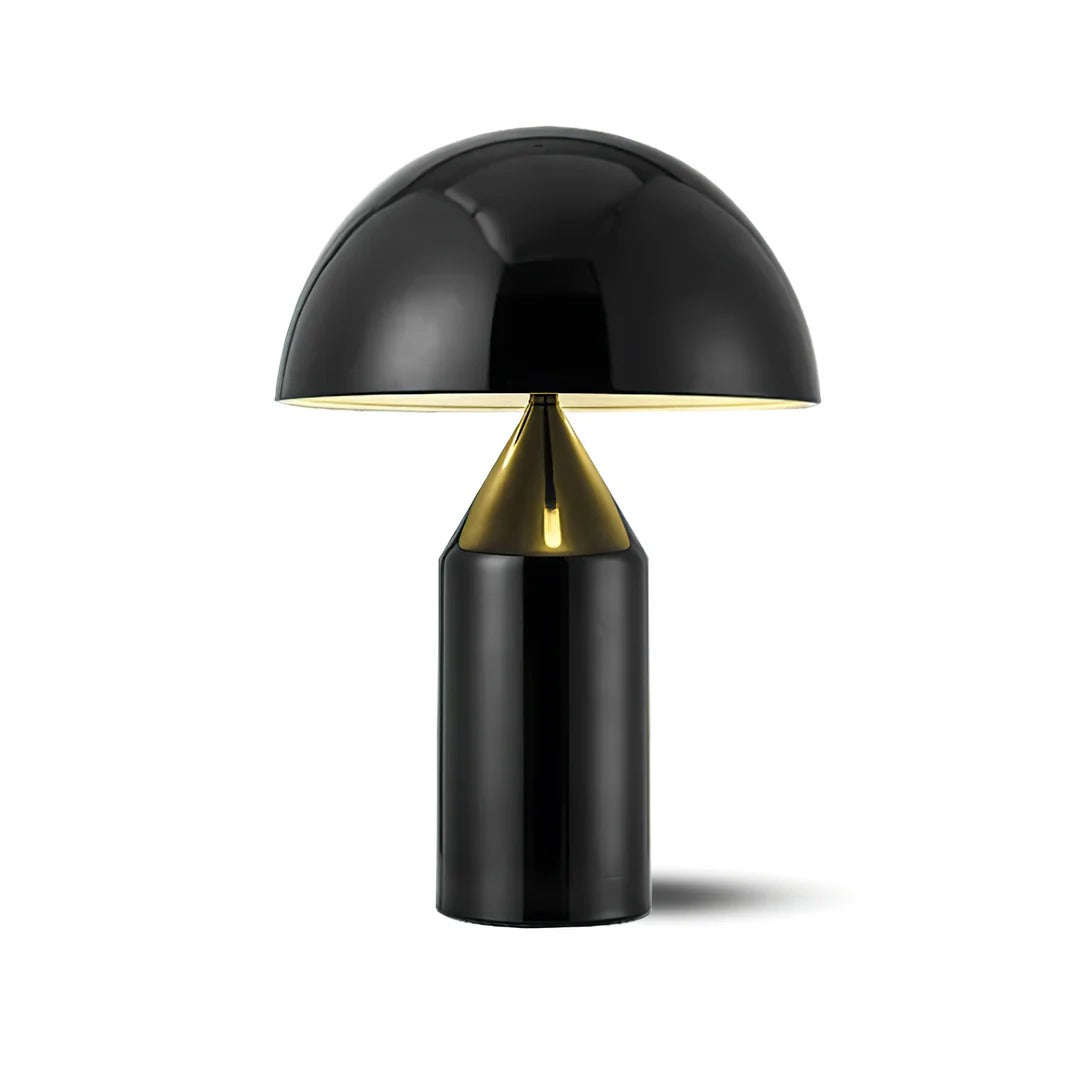 Table Lamp with Minimalist Hemispherical Shade