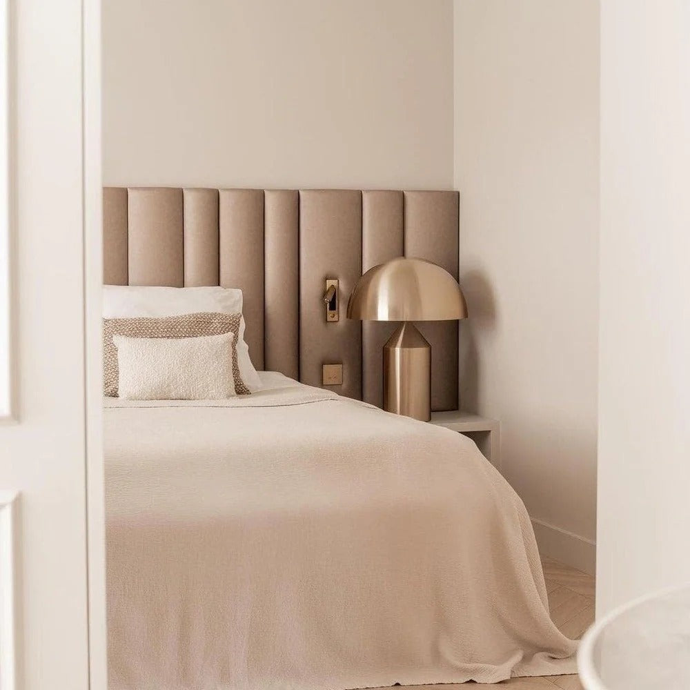 Table Lamp with Minimalist Hemispherical Shade