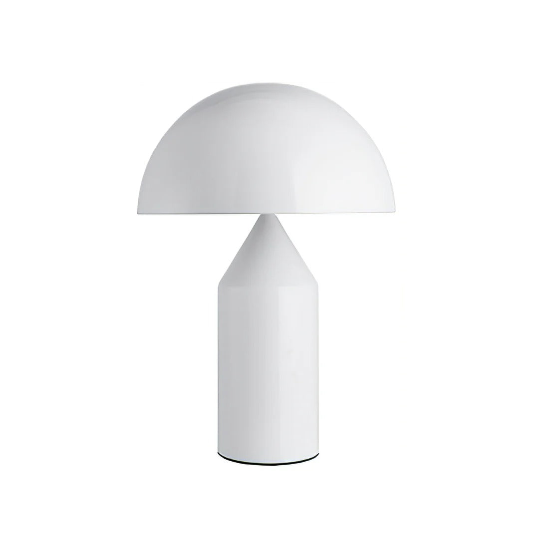 Table Lamp with Minimalist Hemispherical Shade