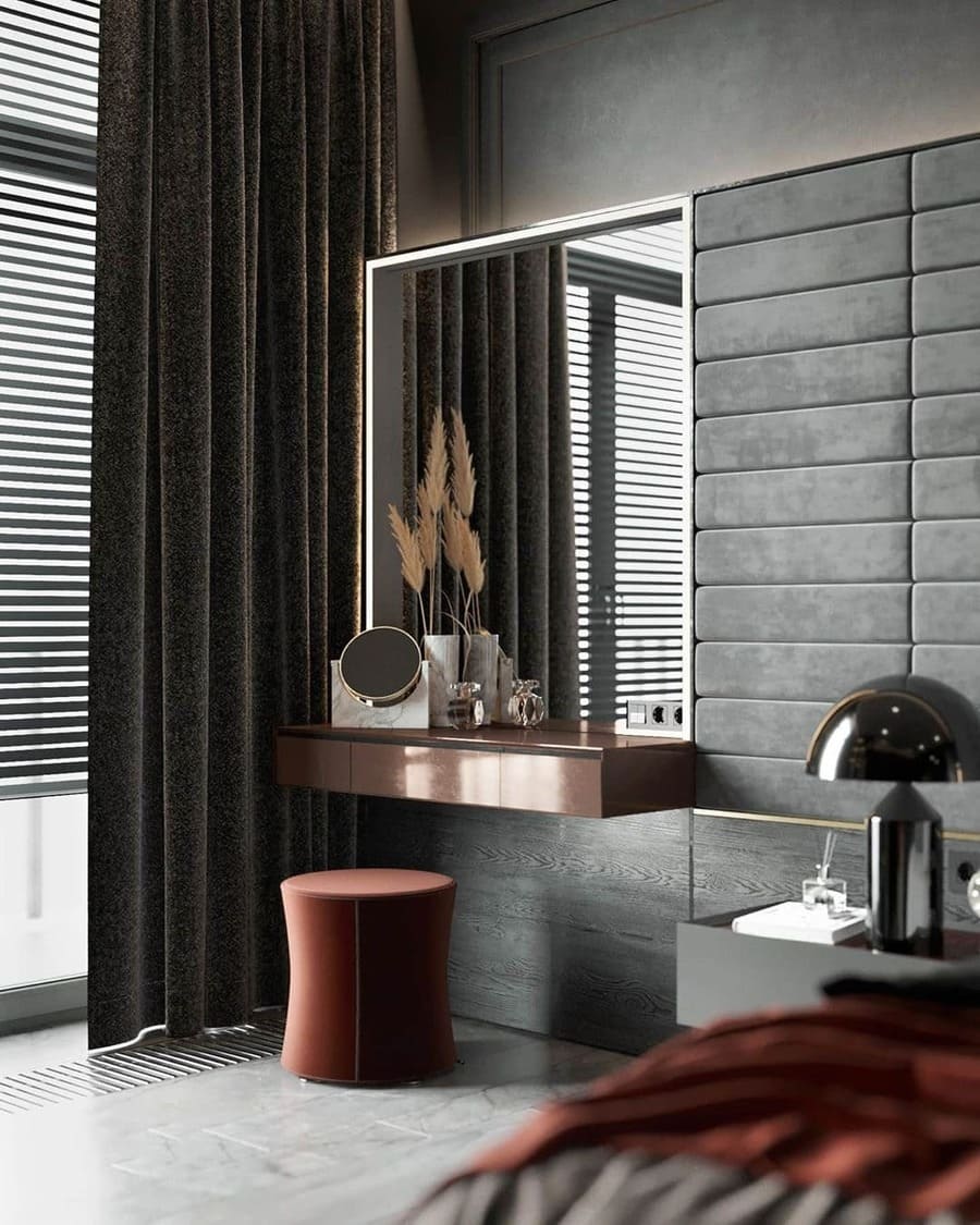 Table Lamp with Minimalist Hemispherical Shade