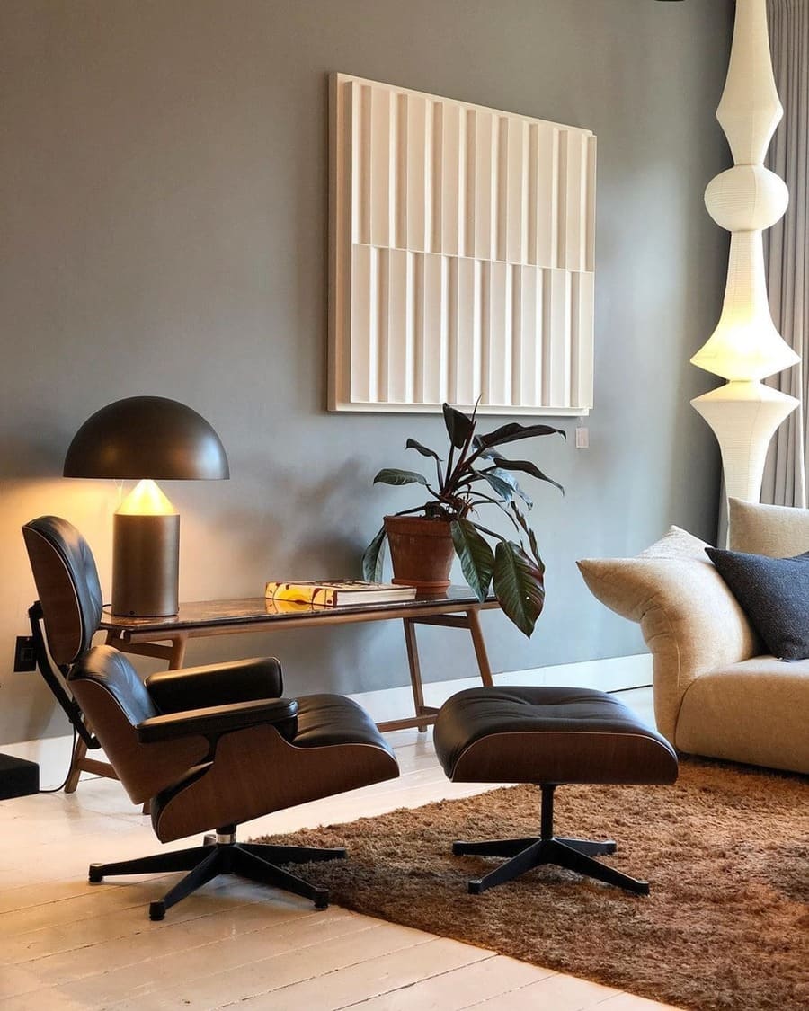 Table Lamp with Minimalist Hemispherical Shade