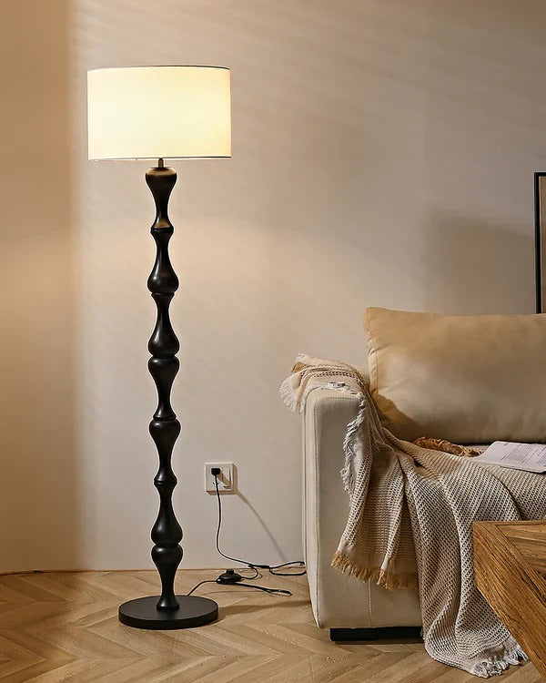 Timeless Charm Log Floor Lamp