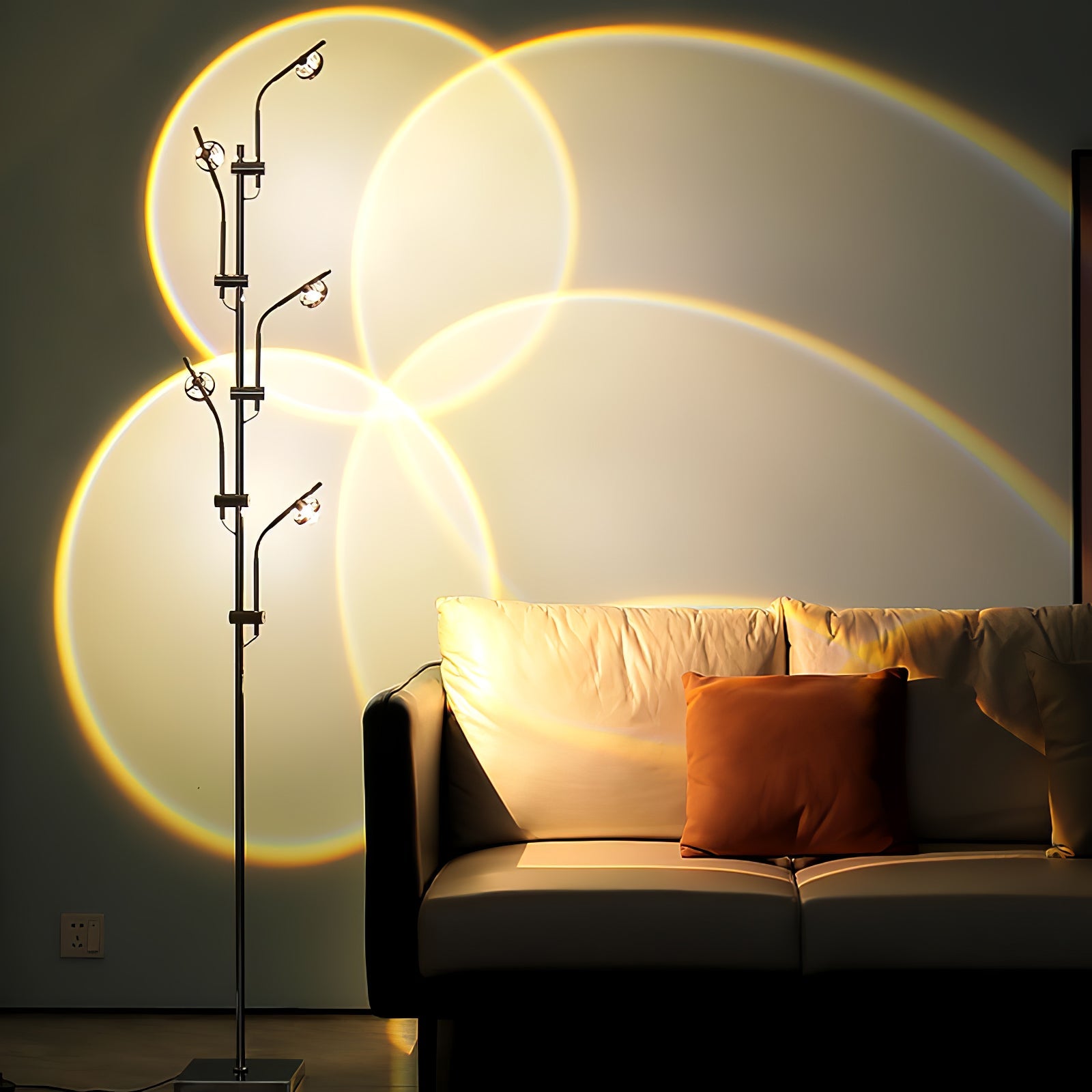 Industrial Floor Lamp – Horizontal LED Elements