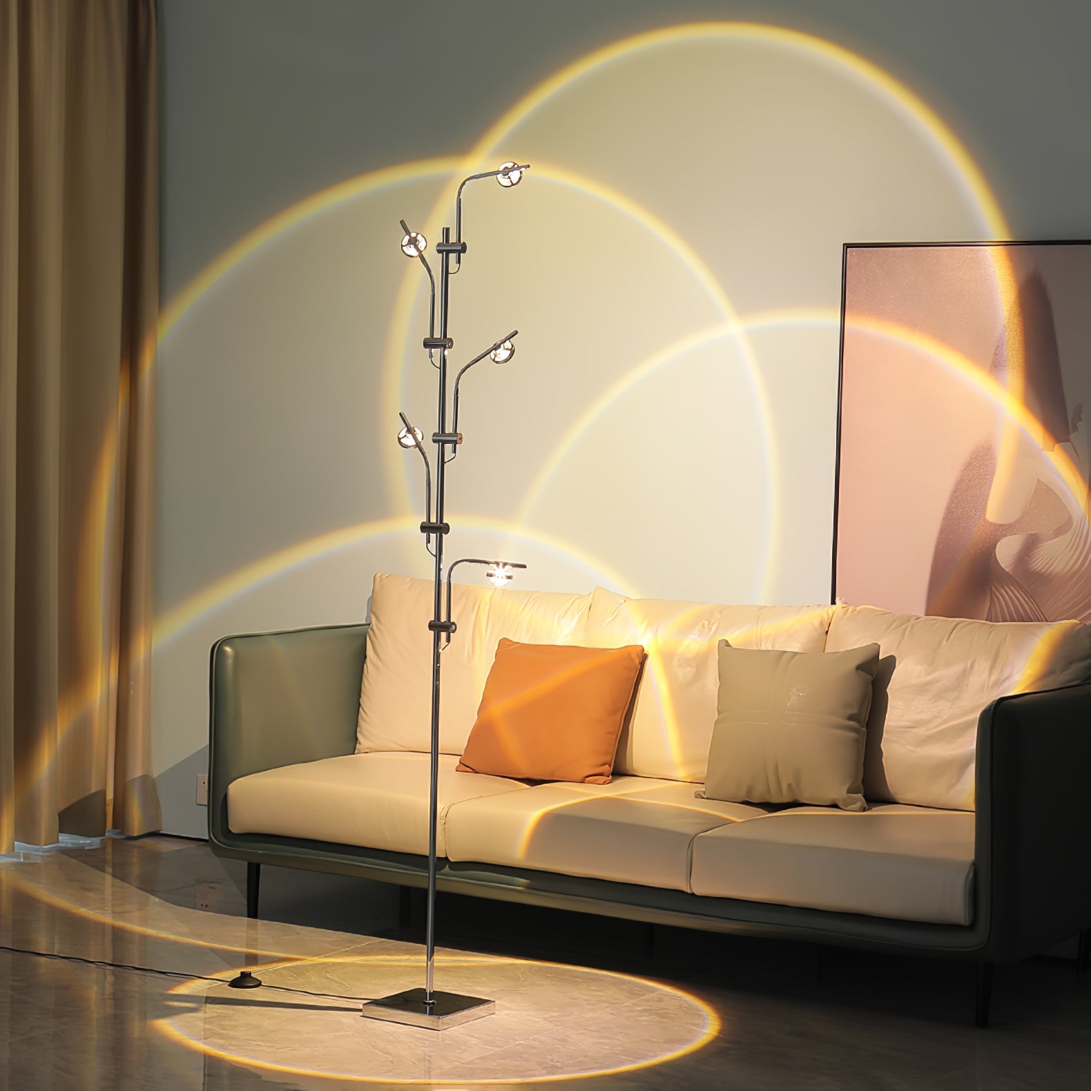 Industrial Floor Lamp – Horizontal LED Elements