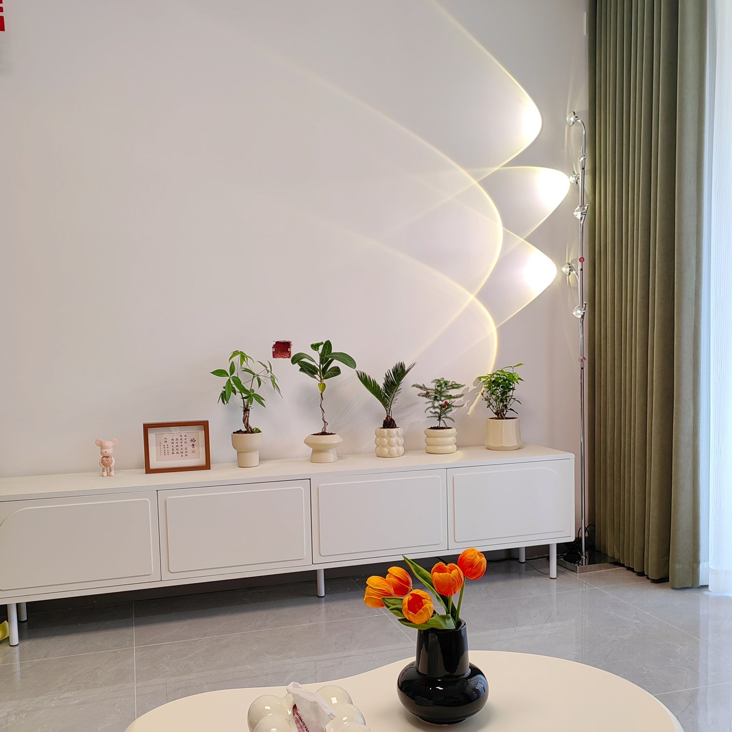 Industrial Floor Lamp – Horizontal LED Elements