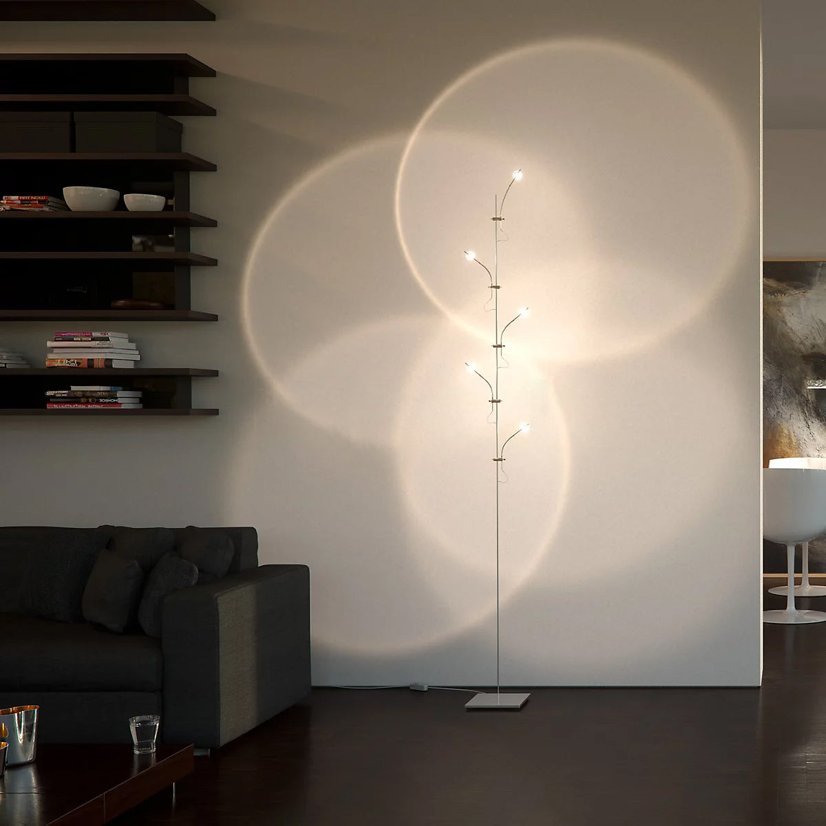 Industrial Floor Lamp – Horizontal LED Elements