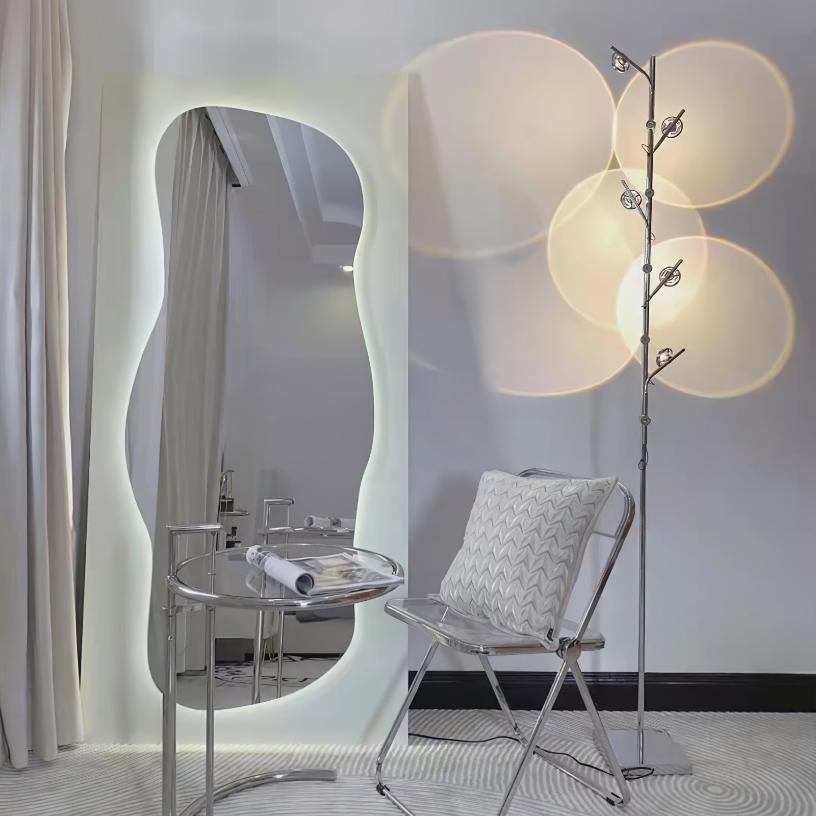Industrial Floor Lamp – Horizontal LED Elements