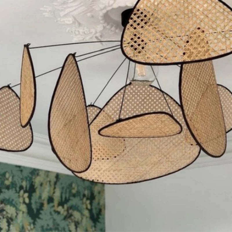 Eclectic Irregular Multi-Layered Pendant Light