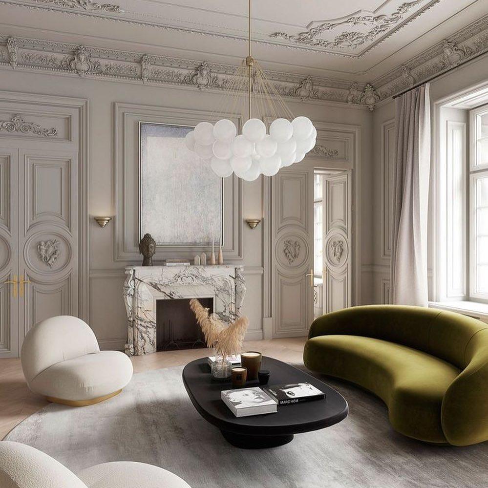 Minimalist Clustered Spherical Chandelier Fixture