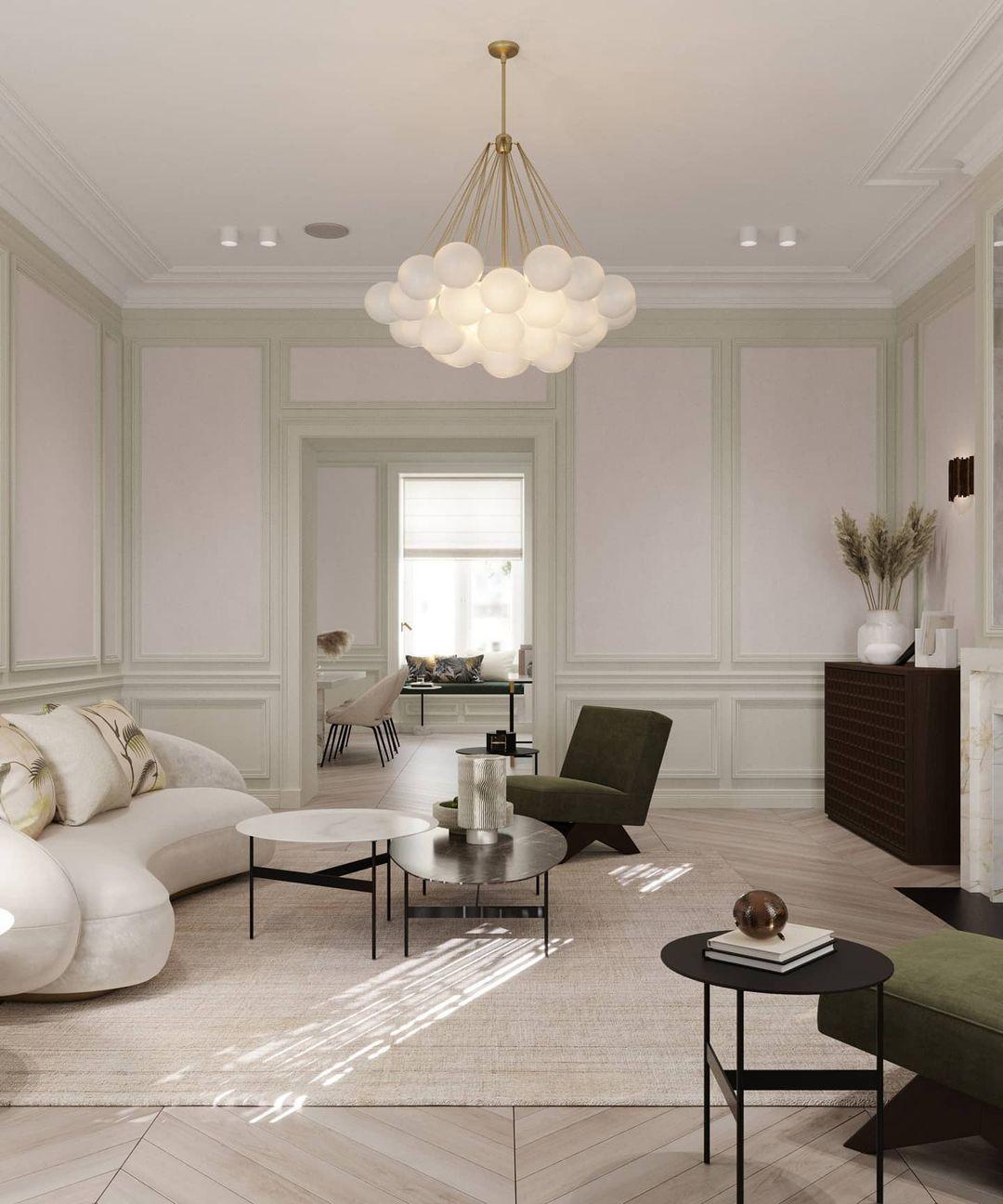 Minimalist Clustered Spherical Chandelier Fixture