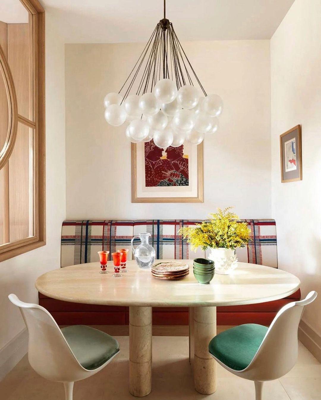 Minimalist Clustered Spherical Chandelier Fixture