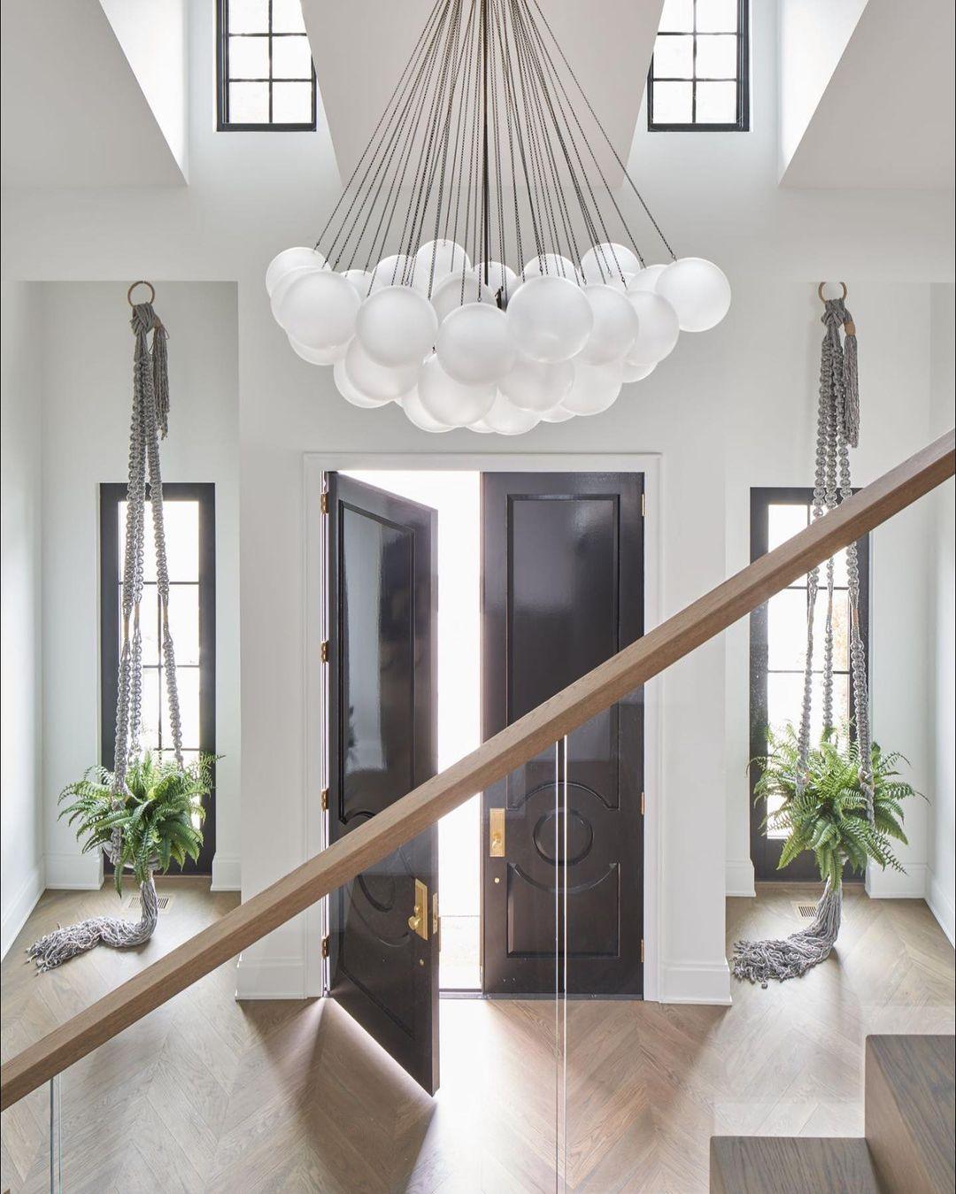 Minimalist Clustered Spherical Chandelier Fixture