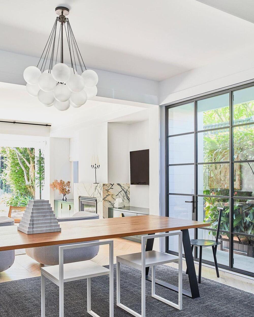 Minimalist Clustered Spherical Chandelier Fixture