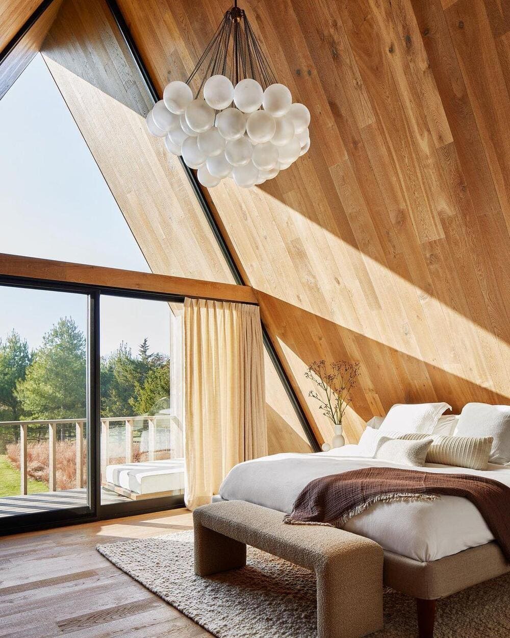 Minimalist Clustered Spherical Chandelier Fixture