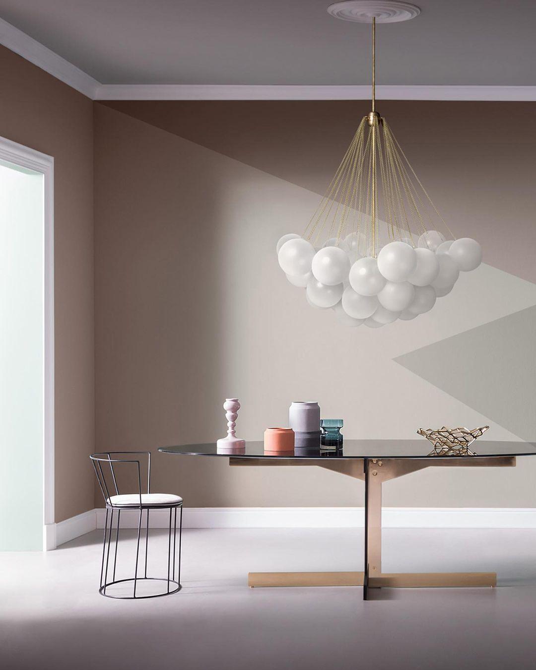 Minimalist Clustered Spherical Chandelier Fixture