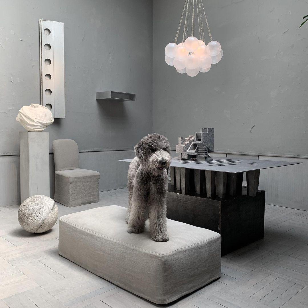 Minimalist Clustered Spherical Chandelier Fixture